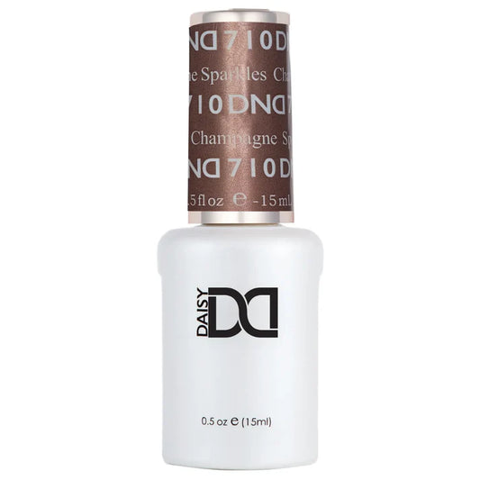 DND Gel Nail Polish 710 Champagne Sparkles