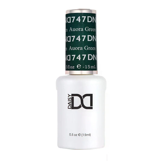 DND Gel Nail Polish 747 Aurora Green
