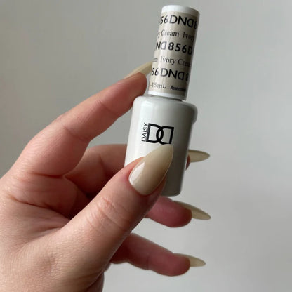 DND Gel Nail Polish 856 Ivory Cream