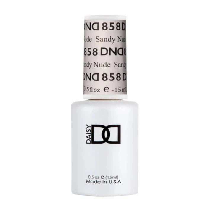 DND Gel Nail Polish 858 Sandy Nude