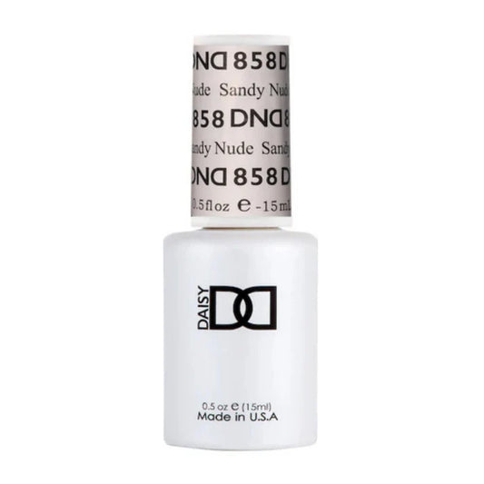 DND Gel Nail Polish 858 Sandy Nude