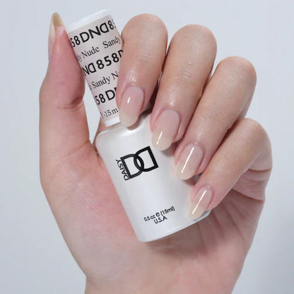 DND Gel Nail Polish 858 Sandy Nude