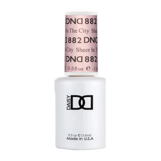DND Gel Nail Polish 882 Sheer In The City