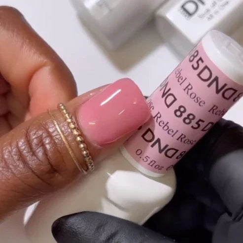 DND Gel Nail Polish 885 Rebel Rose