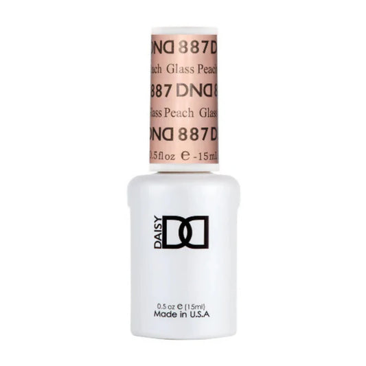 DND Gel Nail Polish 887 Glass Peach