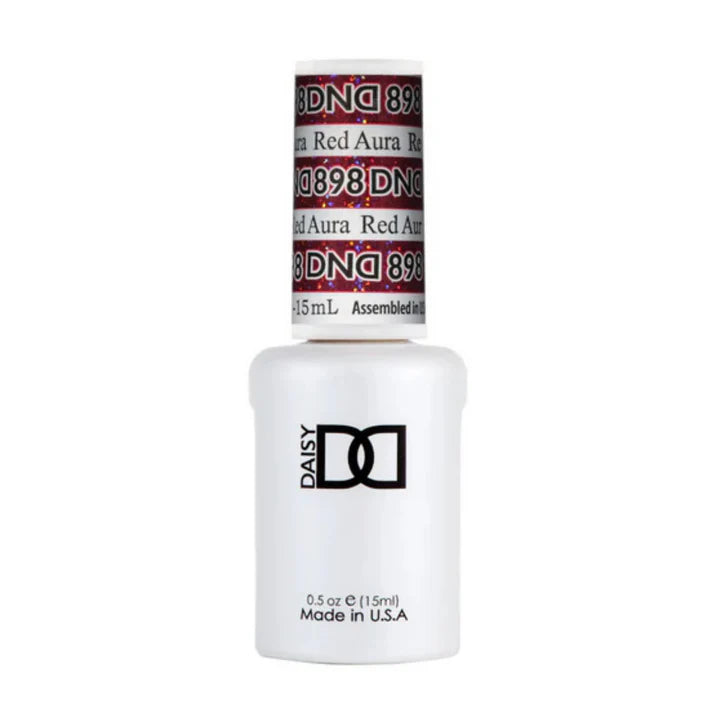 DND Gel Nail Polish 898 Red Aura