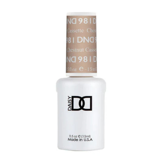 DND Gel Nail Polish 981 Chestnut Cassette