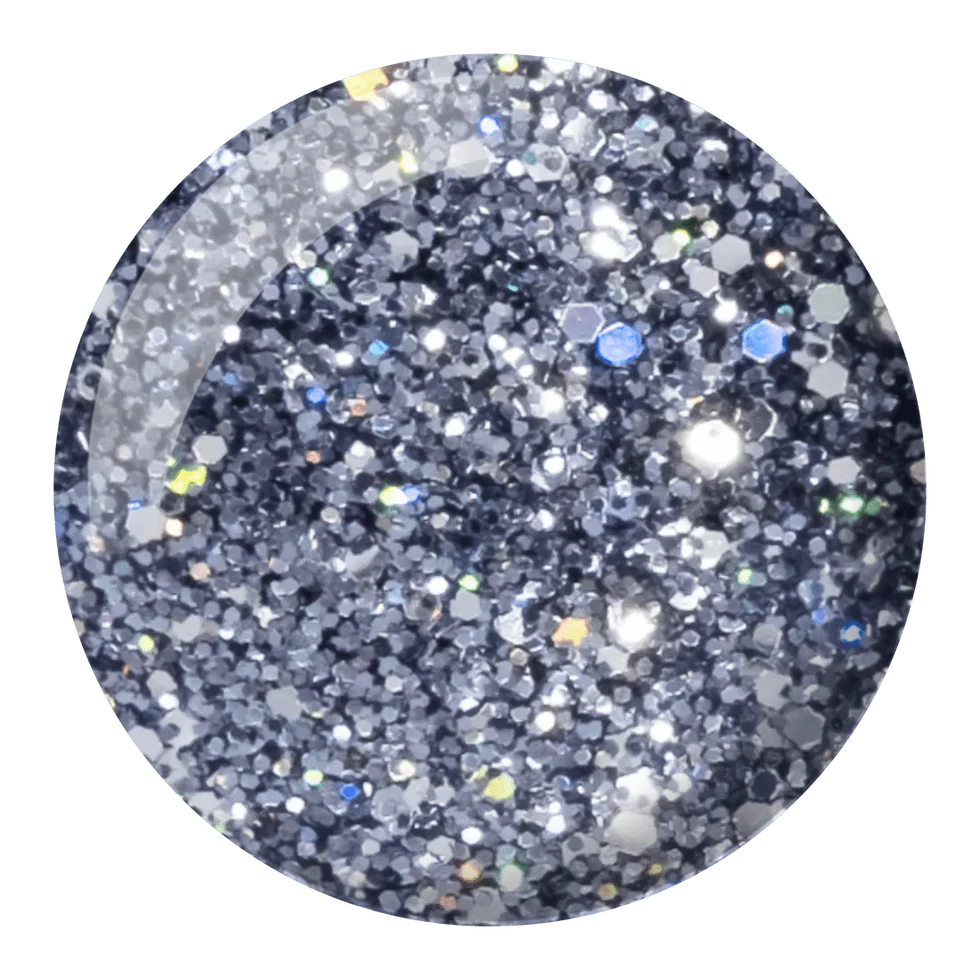 DND Gel and Lacquer Duo 407 Black Diamond Star