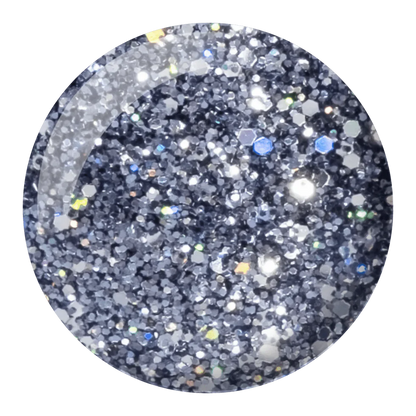 DND Gel and Lacquer Duo 407 Black Diamond Star