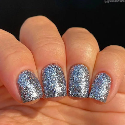 DND Gel and Lacquer Duo 407 Black Diamond Star