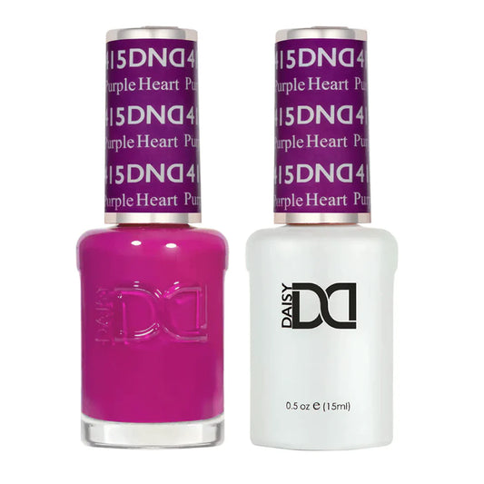 DND Gel and Lacquer Duo 415 Purple Heart