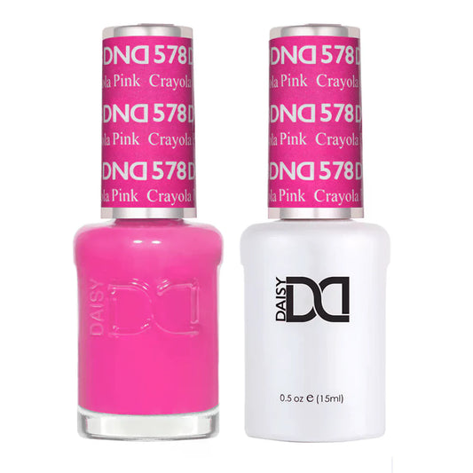 DND Gel and Lacquer Duo 578 Crayola Pink