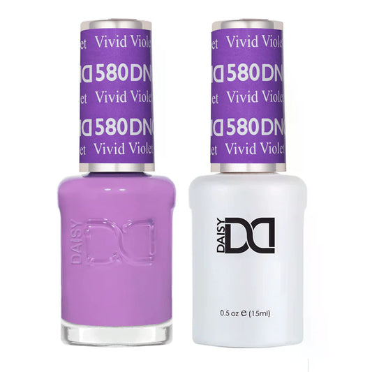 DND Gel and Lacquer Duo 580 Vivid Violet