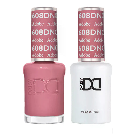 DND Gel and Lacquer Duo 608 Adobe