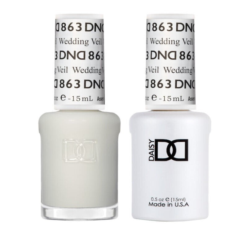 DND Gel and Lacquer Duo 863 Wedding Veil