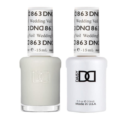 DND Gel and Lacquer Duo 863 Wedding Veil