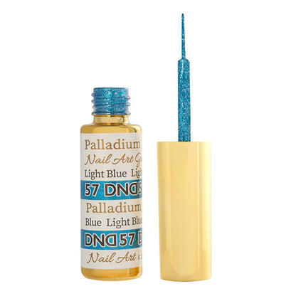 DND Nail Art Gel Liner Palladium 57 Light Blue