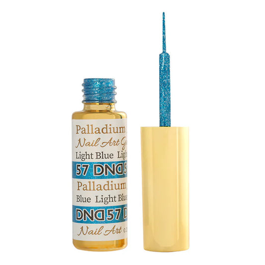 DND Nail Art Gel Liner Palladium 57 Light Blue