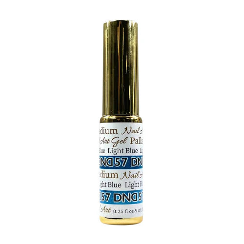 DND Nail Art Gel Liner Palladium 57 Light Blue