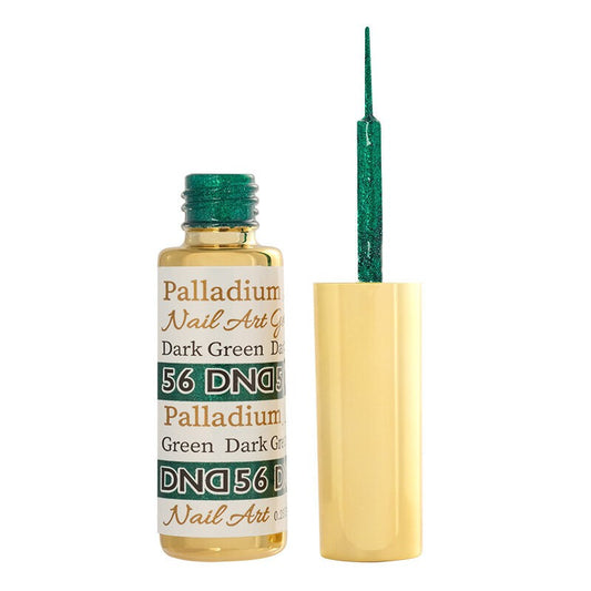 DND Nail Art Striper Palladium 56 Dark Green, 0.25 fl oz