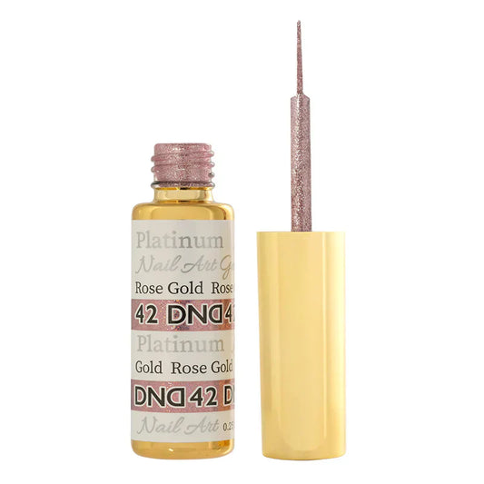 DND Platinum Gel Art Liner 42 Rose Gold