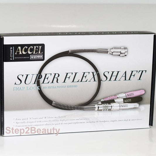 Accel super flex shaft snap lock