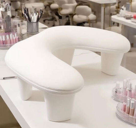 Nail hand pillow white