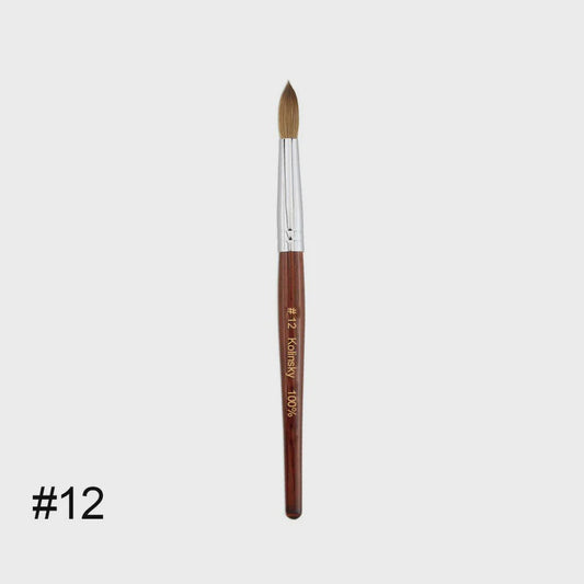 100% kolinsky acrylic brush #12