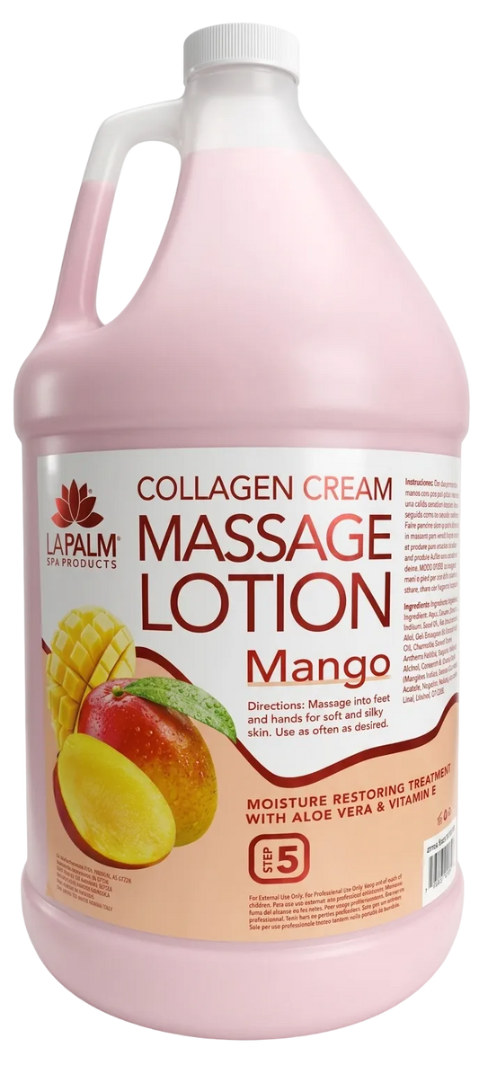 La Palm Collagen Cream Massage Lotion - Mango