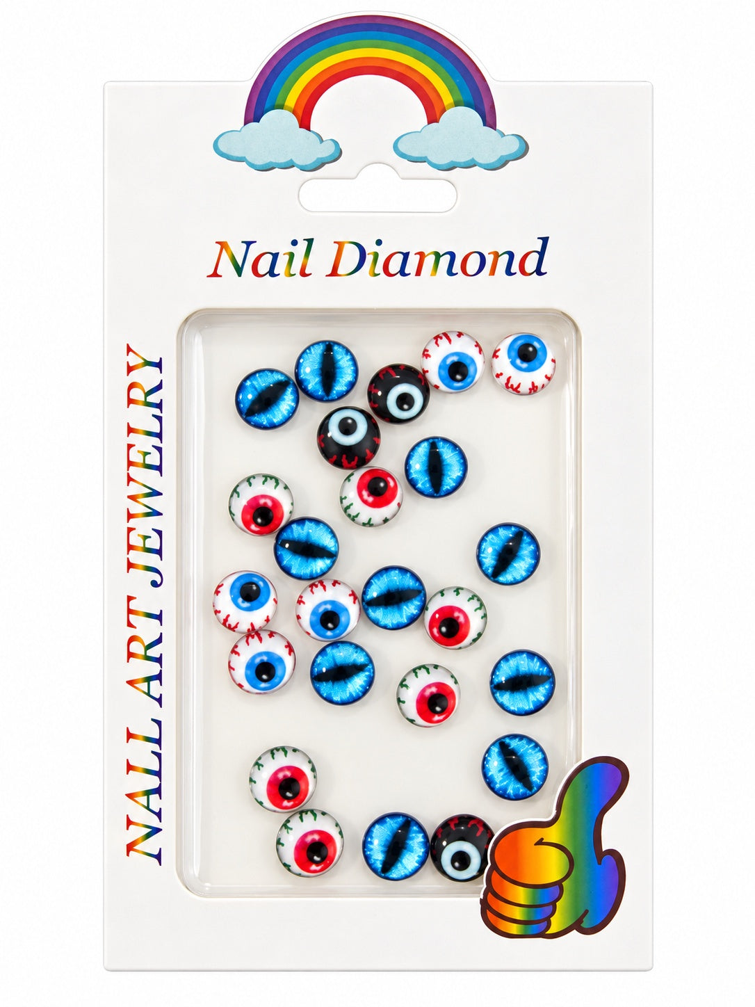 Nail Diamond Halloween charms - eyes