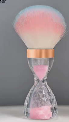 Pink hour glass duster