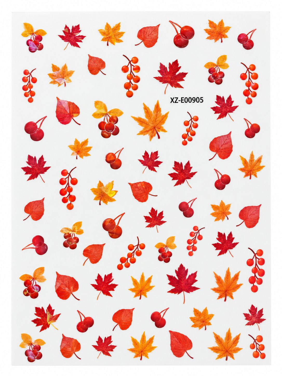 Fall stickers-nail art