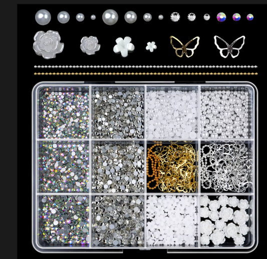 Pearl & Mixed Nail art Box