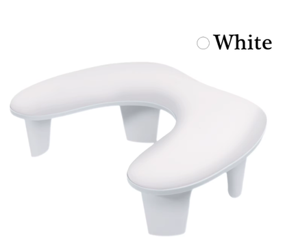 Manicure Leather Hand Pillow (White)