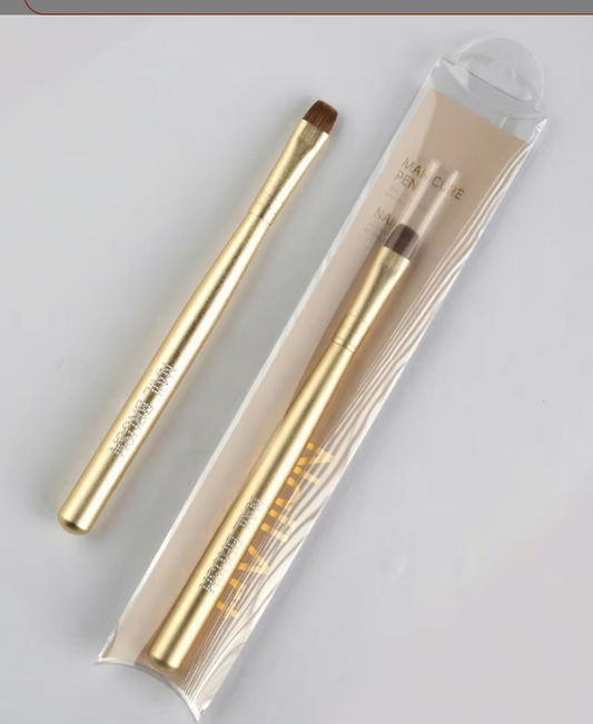 Manicure Pen Brush Gold