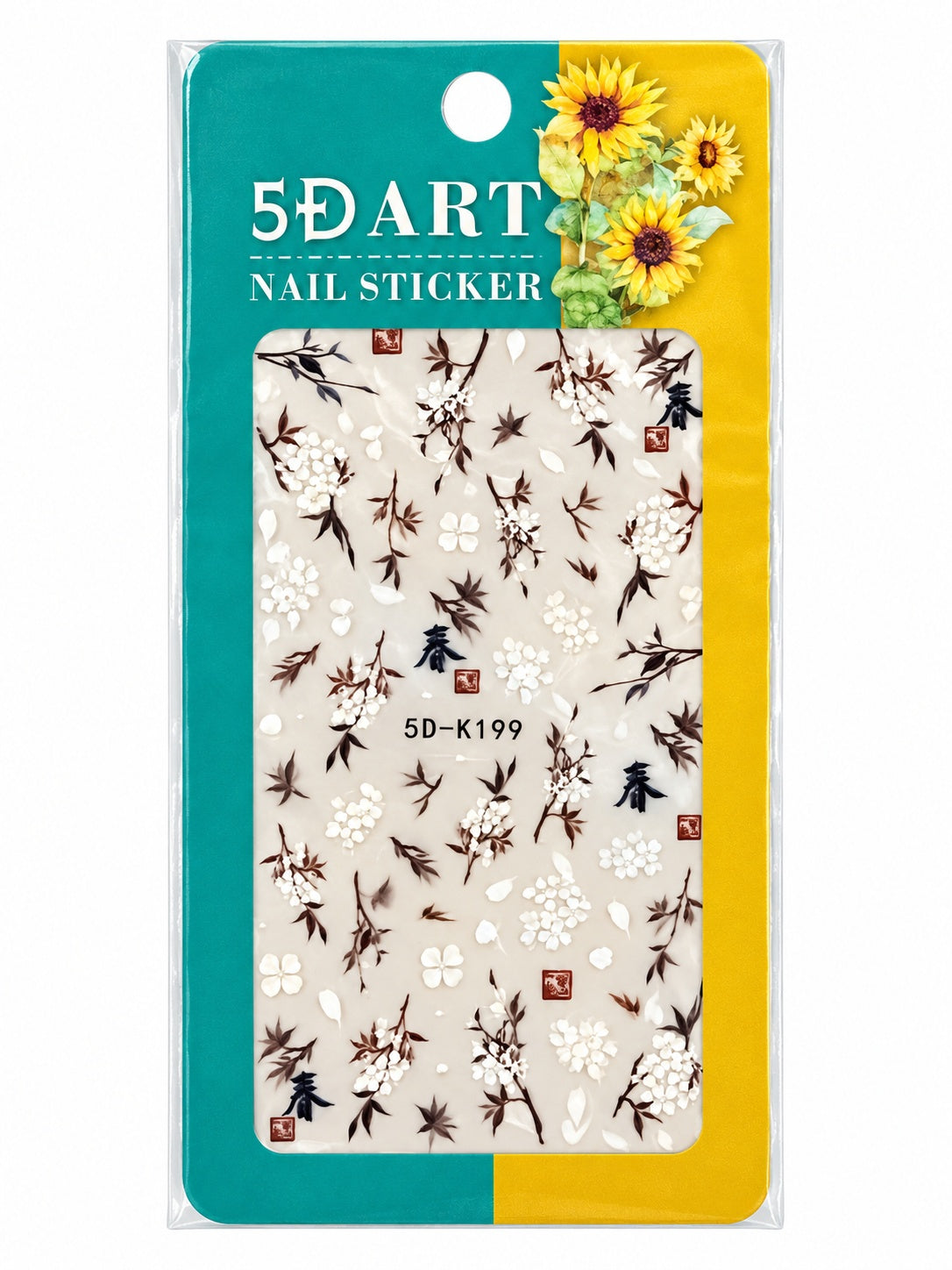 Spring nail art stickers