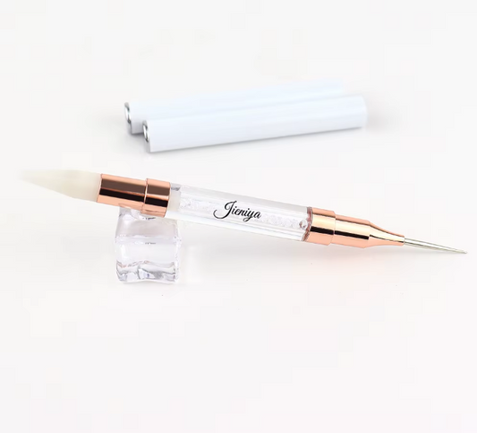 Wax diamond picker white