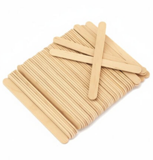 Wax med wooden sticks 100 ct