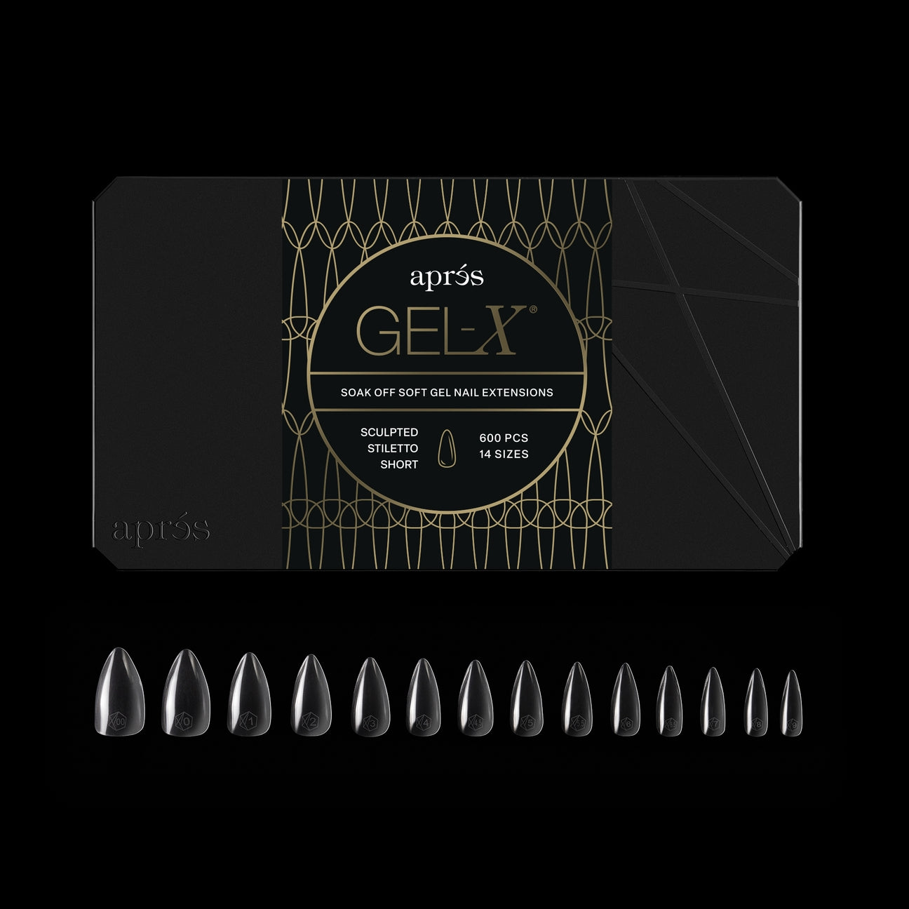Apres gel-x tip box - s-stl-s