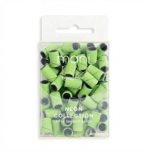 Neon Collection E-File Sanding Bands - Neon Green
