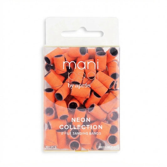 Neon Collection E-File Sanding Bands - Neon Orange