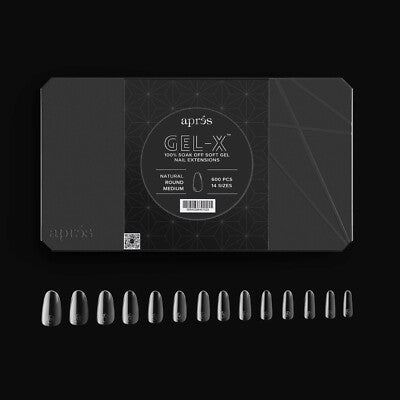 Gel-X Natural Round Medium Tip Box (600)