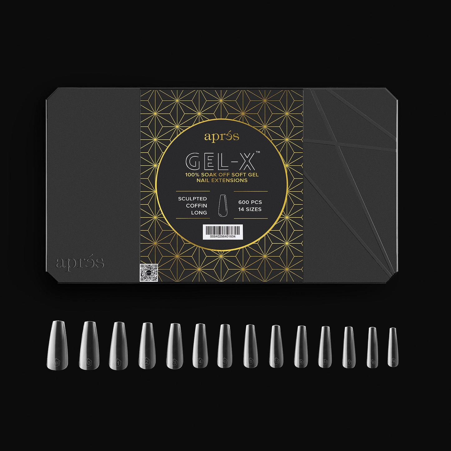 Gel-X Sculpted Coffin Long Tip Box (600)