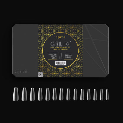 Gel-X Sculpted Coffin Long Tip Box (600)