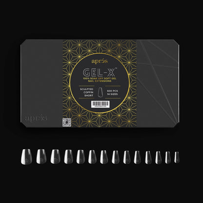 Gel-X Sculpted Coffin Short Tip Box (600)