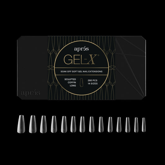 Apres gel-x sculpted coffin x-long box (600pcs)