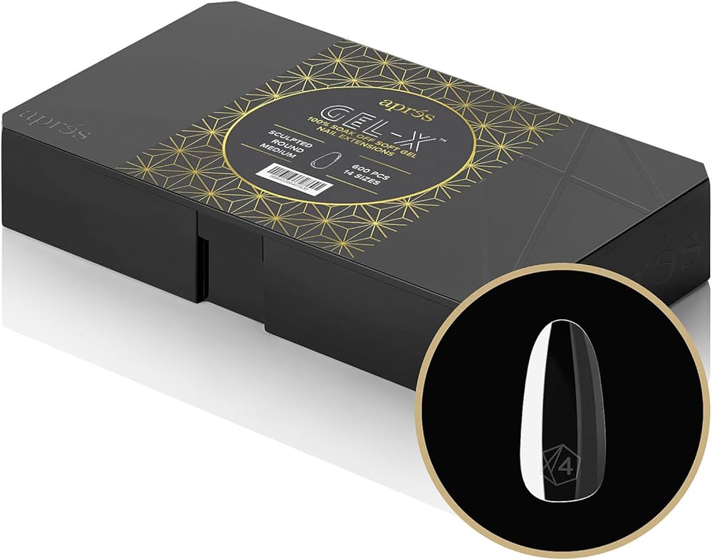 Gel-X Sculpted Round Medium Tip Box (600)