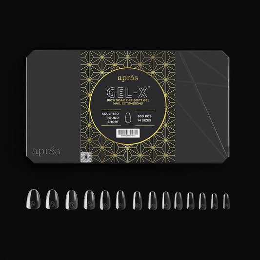 Gel-X Sculpted Round Short Tip Box (600)