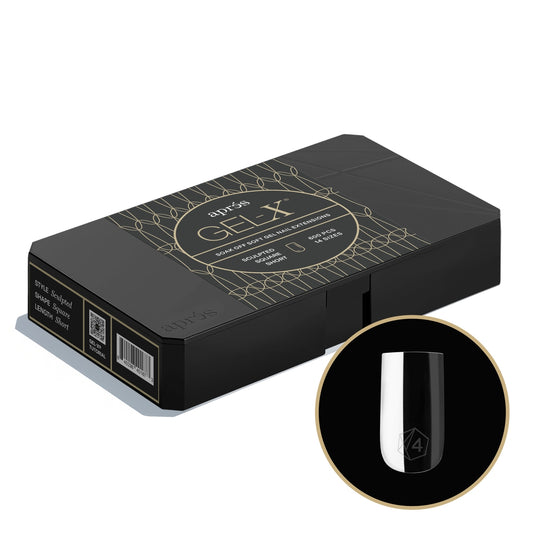 Gel-X Sculpted Square Short Tip Box (600)