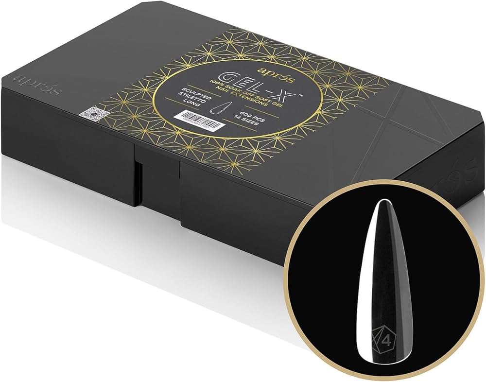 Gel-X Sculpted Stiletto Long Tip Box (600)